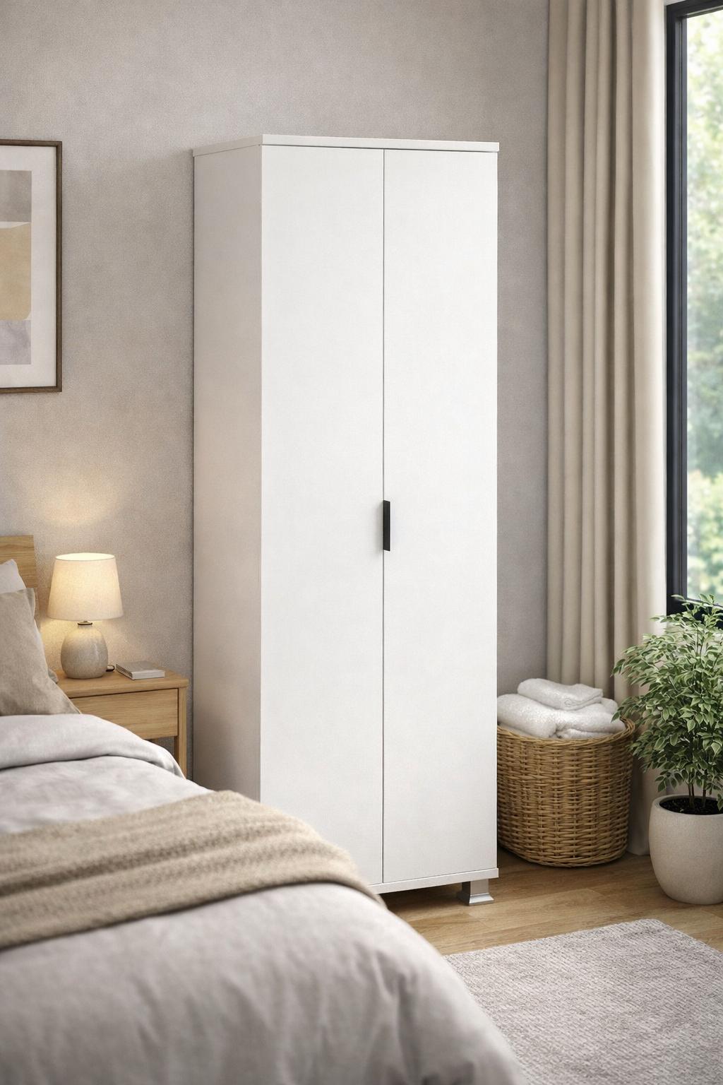 Ünverler  Mobilya  Freemont Gardrop (Beyaz