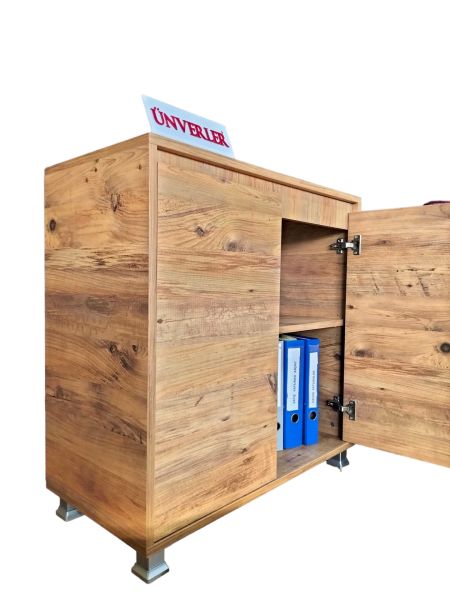 Ünverler Broşet Şifonyer Beyaz Atlantik Çam