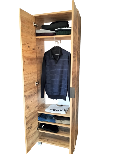 Ünverler  Mobilya  Freemont Gardrop (Beyaz Atlantik Çam