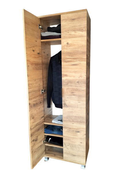 Ünverler  Mobilya  Freemont Gardrop (Beyaz Atlantik Çam