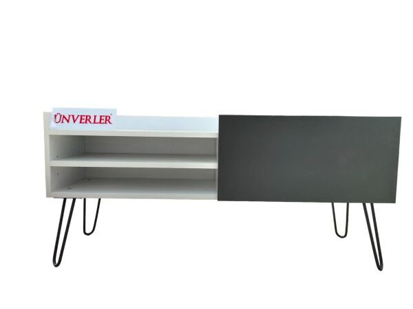 Ünverler Mobilya  Ametist TV Ünitsesi Beyaz/Antrasit