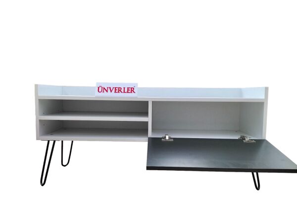 Ünverler Mobilya  Ametist TV Ünitsesi Beyaz/Antrasit