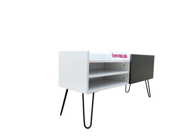 Ünverler Mobilya  Ametist TV Ünitsesi Beyaz/Antrasit