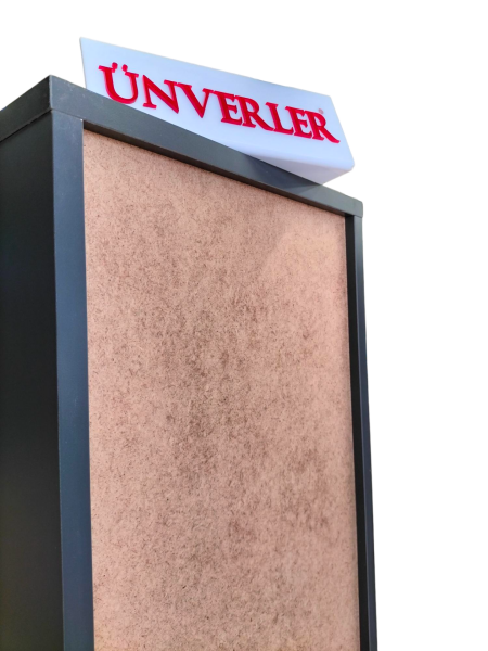 Ünverler Mobilya Çok Amaçlı Dolap Beyaz ANTRASİT