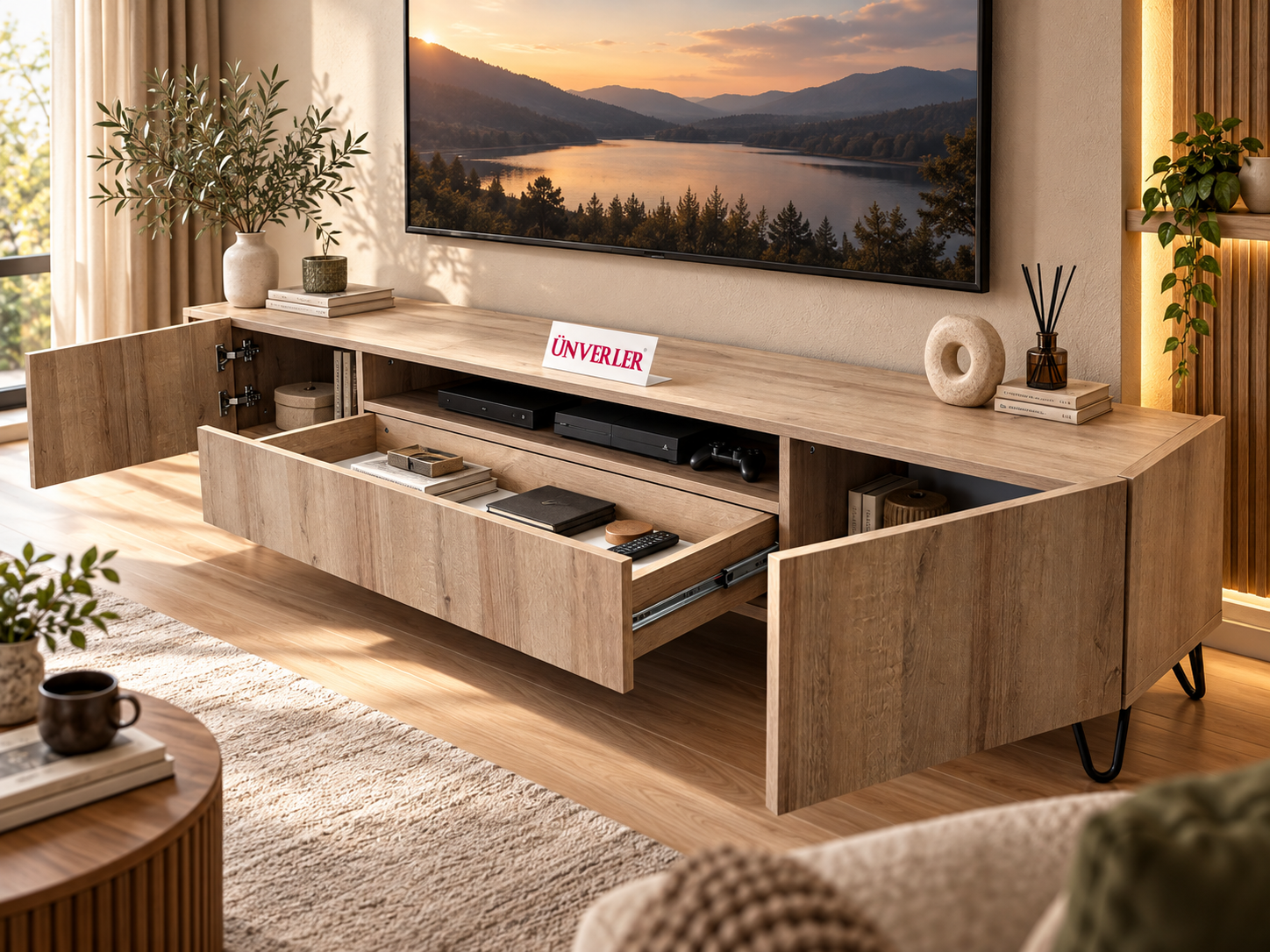 Ünverler Mobilya MDF TV Ünitesi